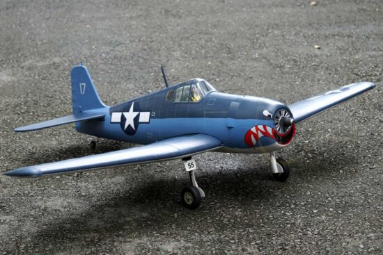 VQ MODELS F6F Hellcat 46 size EP-GP ヘルキャット 両用機