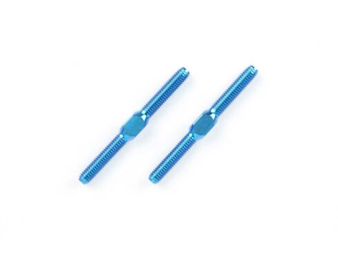 タミヤ　3×32mm ブルーチタンターンバックルシャフト(2本)　42118