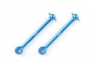タミヤ　OP.1077 44mm軽量リヤスイングシャフト （ブルー）　54077