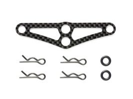 タミヤ　OP.1782 ツーリングカー用カーボンボディマウントメンバー（フロント）　54782