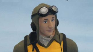 パイロット人形（P-47D 20 size ）