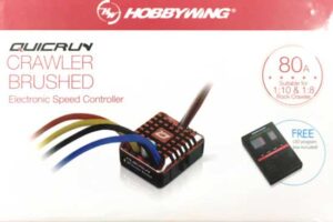 HOBBYWING　QuicRUN-WP-CRAWLER-Brushed BEC内蔵3A/6V/7.4V 1/8 1/10用 ESCプログラムカード　30112750