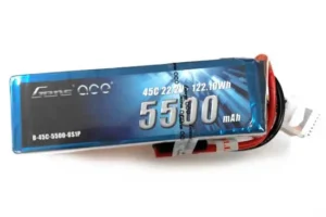 Gens ace 5500mAh 22.2V 45C 6S1P Lipoバッテリー Deans plug