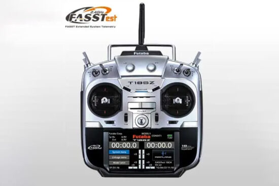 フタバ　18SZ（18ch-2.4GHz FASSTestモデル）ヘリ用　T/Rセット(R7008SB付）　27451