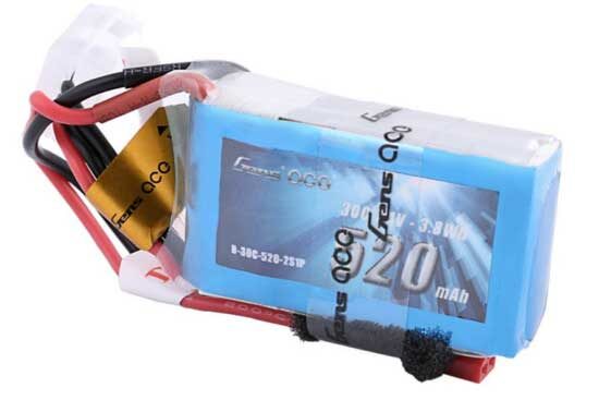 Gens ace 520mAh 11.1V 30C 3S1P Lipoバッテリー JST-SYP plug