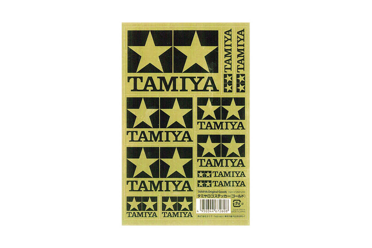 タミヤ　ロゴステッカー（ゴールド） 67260