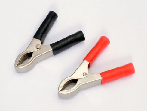 ハイテック　大口ワニ口クリップ Crocodile Clip Large Scale(input)　44172