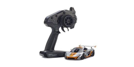 京商　ミニッツRWDシリーズ McLaren P1 GTR シルバー／オレンジ レディセット 32324SO