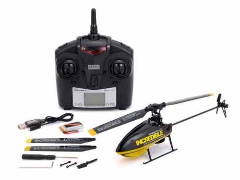 【空物100g未満】G-FORCE INCREDIBLE (Yellow) MODE1 RTFセット ヘリコプター　GB140