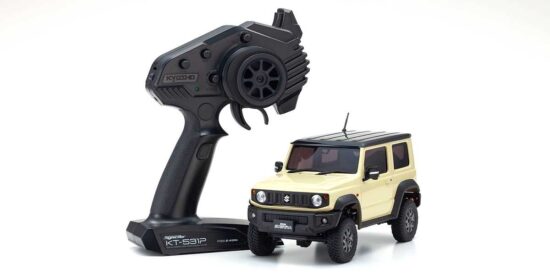 京商　ラジオコントロール 電動 クローリングカー ミニッツ4×4シリーズ レディセット スズキ ジムニーシエラ シフォンアイボリーメタリック 32523IV