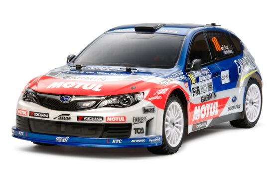 タミヤ　1/10RC スバル インプレッサ WRX STI チームアライ（XV-01シャーシ）　58528