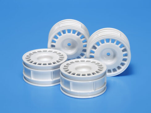 タミヤ　SP.1021 ラリーディッシュホイール（白）4本（26mm/+2）　51021