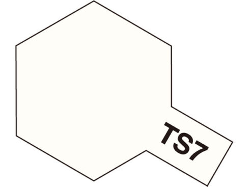 タミヤ　TS-7 レーシングホワイト　85007