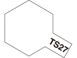 タミヤ　TS-27 マットホワイト　85027
