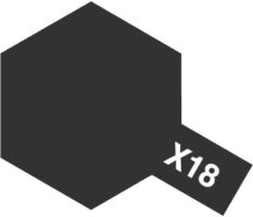 タミヤ　タミヤカラーアクリルミニ X-18 セミグロスブラック　81518