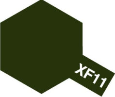 タミヤ　タミヤカラーアクリルミニ  XF-11 暗緑色　81711
