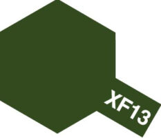 タミヤ　タミヤカラーアクリルミニ  XF-13 濃緑色　81713