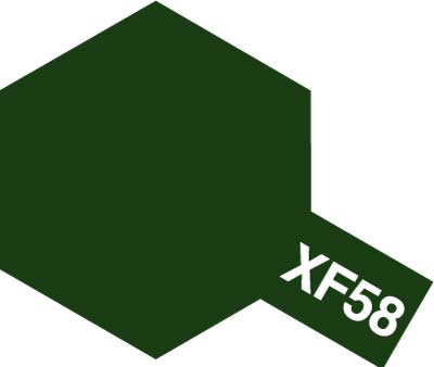 タミヤ　タミヤカラーアクリルミニ XF-58 オリーブグリーン　81758