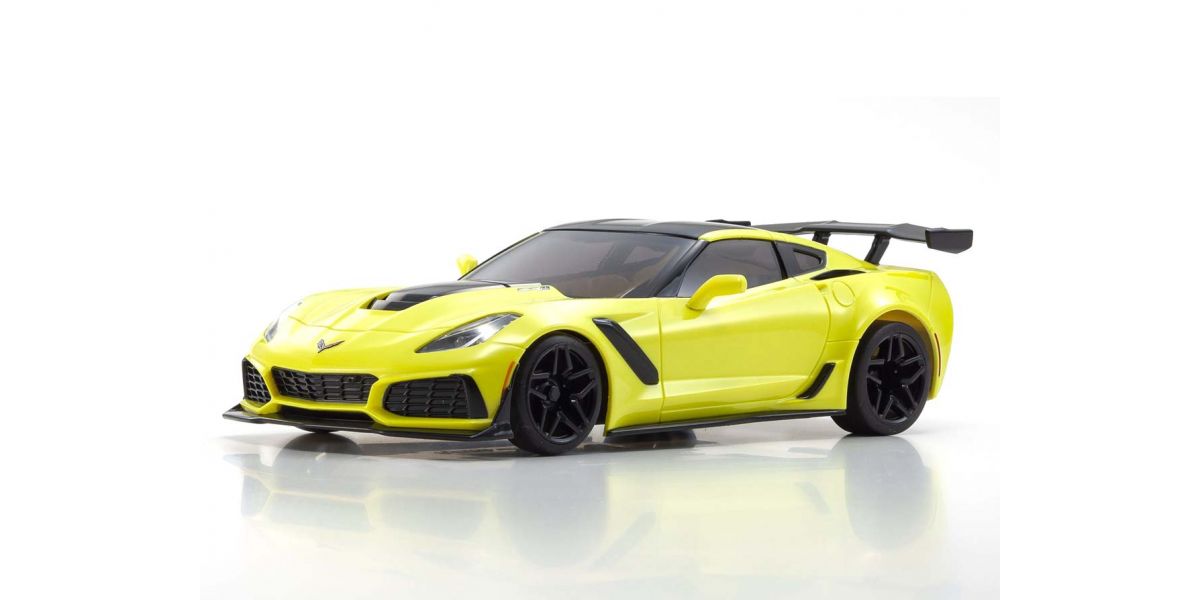 京商　ミニッツRWDシリーズ レディセット シボレー コルベット ZR1 レーシング イエロー LEDライトユニット付 32334Y