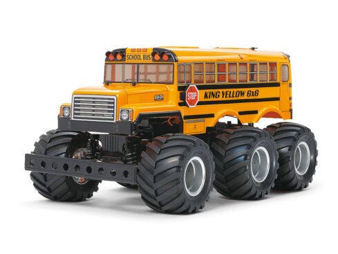タミヤ　1/18RC キングイエロー6×6 塗装済みボディ(G6-01シャーシ)　47376