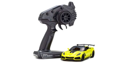 京商　ミニッツRWDシリーズ レディセット シボレー コルベット ZR1 レーシング イエロー LEDライトユニット付 32334Y