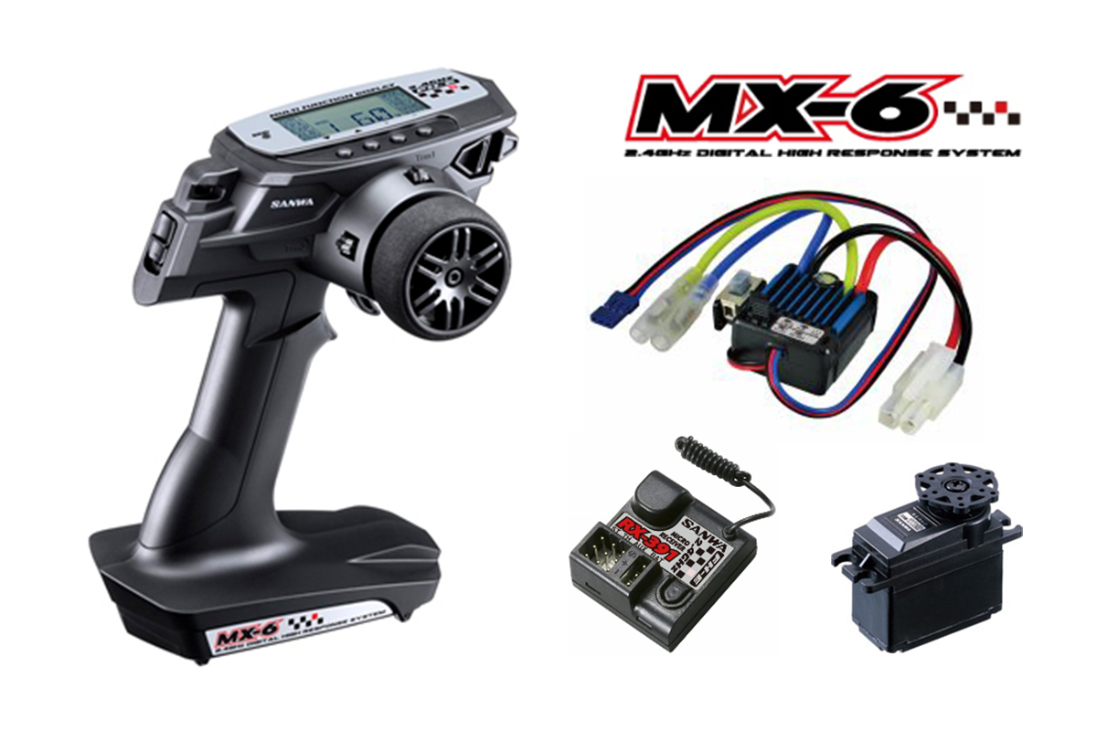 サンワ MX-6 ・RX-391 カー用プロポ 送受信器セット【新品・未使用