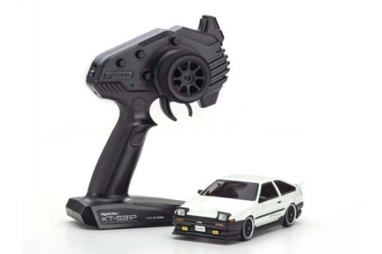 京商　ミニッツAWD トヨタ スプリンター トレノ AE86 GTV ホワイト 32623GTV
