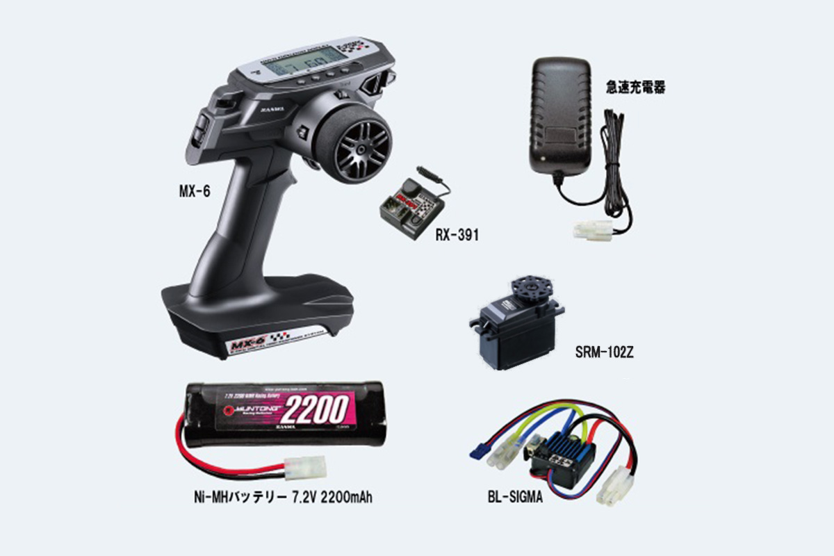 サンワ MX-6 RX-391 BL-sport SRM-102Z 101A32503A | 福山ラジコン