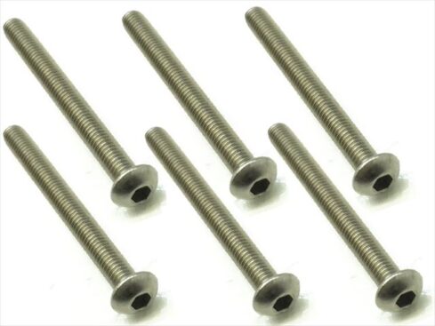 スクエア　チタンヘックスナベビス 6本入 3×30 Titanium hex Pan Head Screw 3×30 (6 pcs.)　NTR-330