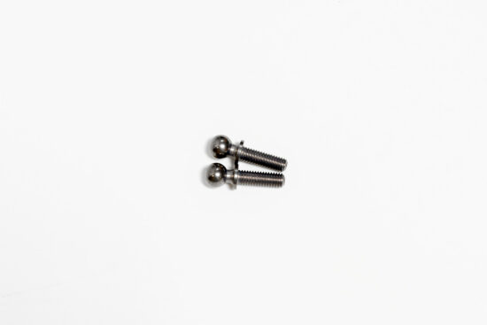 タミヤ　5x9mm　六角ピロボール（潤滑メッキ）（2個）　カスタマーサービスパーツ　19804381-000