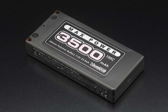 ヨコモ　Li-po 3500mAh/7.4V ショートサイズバッテリー　YB-V235BB