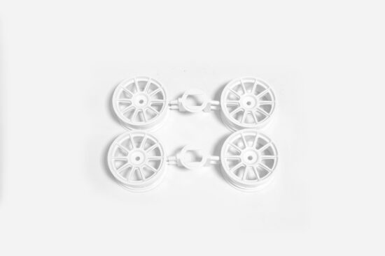 タミヤ　ホイール（1台分）（白10本スポーク）オフセット0共通（44042）　カスタマーサービスパーツ　19334092-000