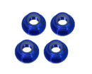 イーグル模型　軽量アルミ ナイロン4mmナット(フランジ付)4個[BL]　2599u-BL