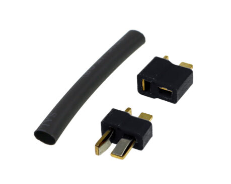 イーグル模型　トップレーシング 2Pコネクター (オス1pcs.メス1pcs.)[BK]　2709lp-bk