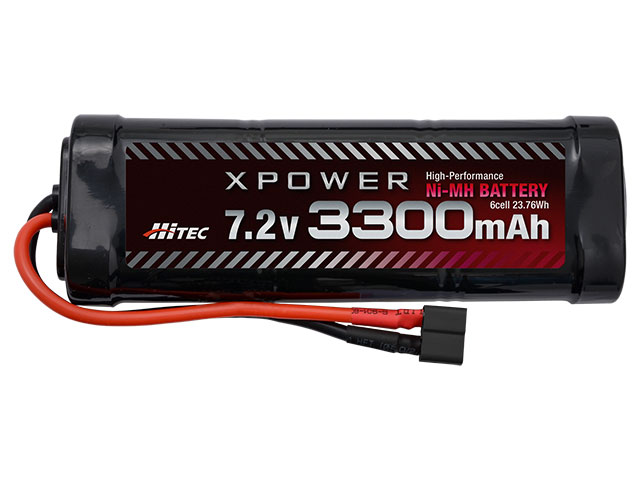 ハイテック　XPOWER [エックスパワー] Ni-MH 7.2V 3300mAh T型ディーンズコネクター　XP3300-ND-B