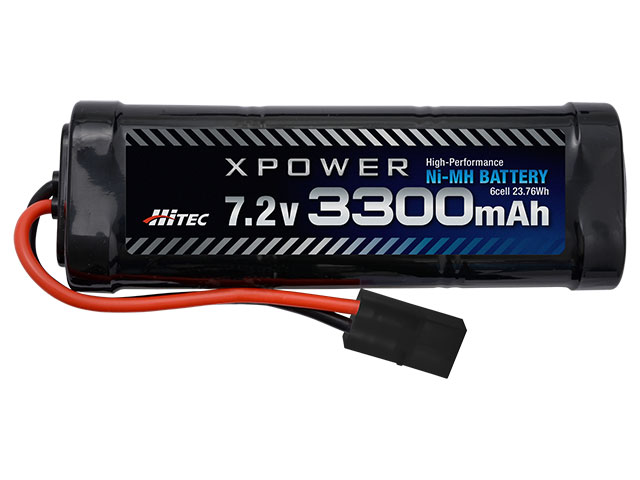 ハイテック　XPOWER [エックスパワー] Ni-MH 7.2V 3300mAh タミヤタイプコネクター　XP3300-NT