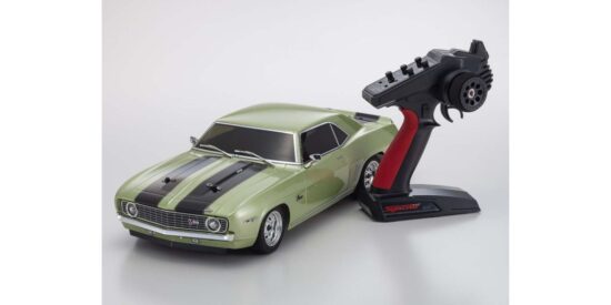 京商　1/10 EP 4WD  フェーザーMk2 FZ02 レディセット 1969 シボレー カマロ Z/28 フロストグリーン 34418T2