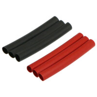 イーグル模型　(S10)2カラー収縮チューブ5mm(赤、黒)各3pcs　3126