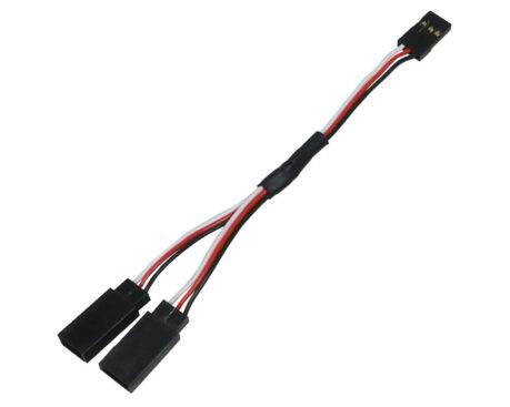 イーグル模型　RX二股コネクター24AWGワイヤー10cm(サンワ&Koタイプ)　3886-2v2