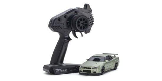 京商　ミニッツ AWD日産 スカイラインGT-R R34 V.specⅡニュル ミレニアムジェイド 32624MJ