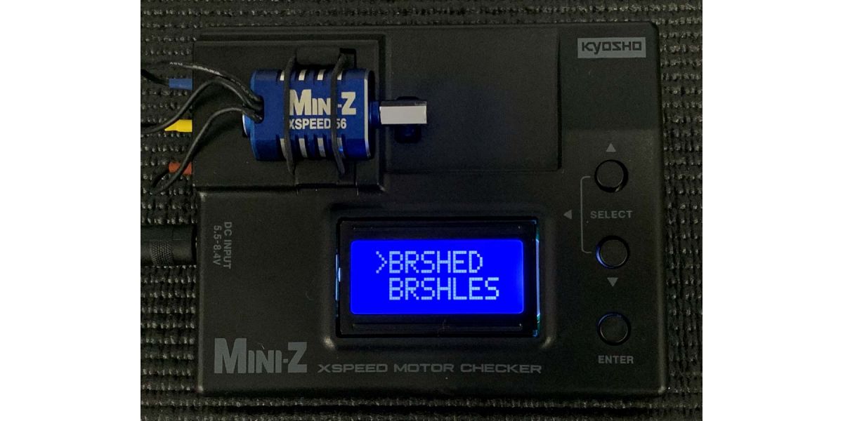 京商 X-SPEED MINI-Z モーターチェッカー MZW124 | 福山ラジコン 