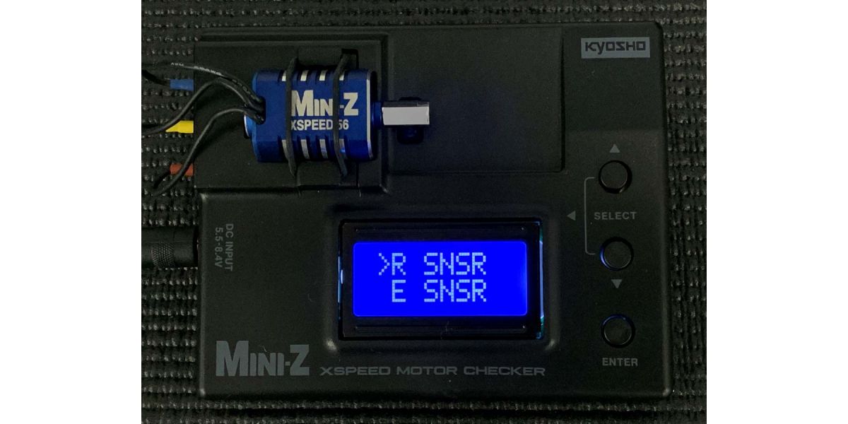 京商　X-SPEED MINI-Z モーターチェッカー MZW124