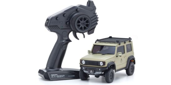 京商　ラジオコントロール 電動 クローリングカー ミニッツ4×4シリーズ レディセット スズキ ジムニーシエラ APIO JIMNY TS4 カーキ 32525K