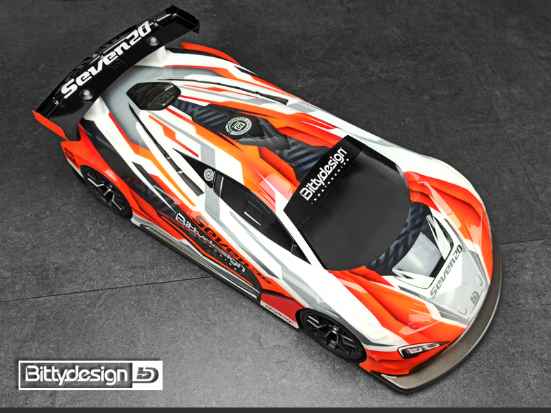 Bittydesign Seven20 1/10 GT 190mm body BDGT-190S20 | 福山ラジコン