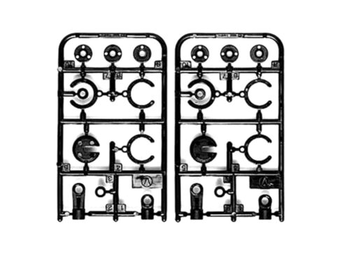 タミヤ　SP.598 C.V.A.ダンパーII(ミニ) V部品(ダンパーカラ　50598