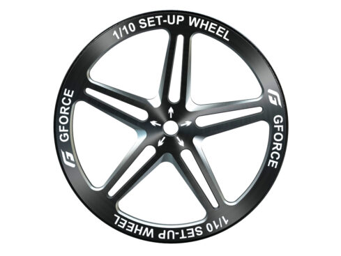 G-FORCE　1/10 SET-UP WHEEL (Black)　G0092