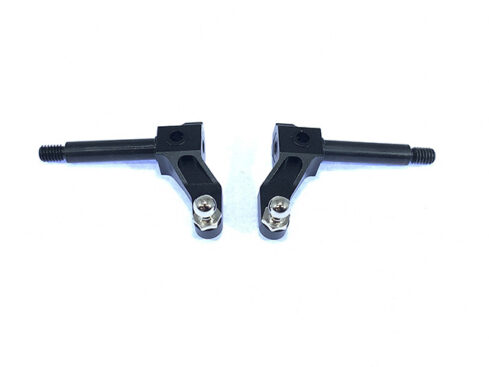 スクエア　アルミナックル（タミヤCW-01ランチボックス用)ブラック　Aluminum Uplight (for Tamiya CW-01) Black　SCW-35BK
