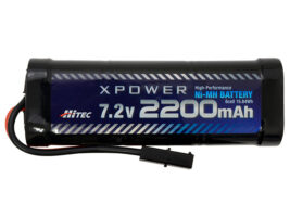 ハイテック　XPOWER [エックスパワー] Ni-MH 7.2V 2200mAh タミヤタイプコネクター　XP2200-NT