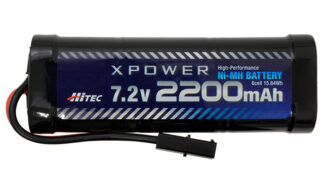 ハイテック　XPOWER [エックスパワー] Ni-MH 7.2V 2200mAh タミヤタイプコネクター　XP2200-NT-B