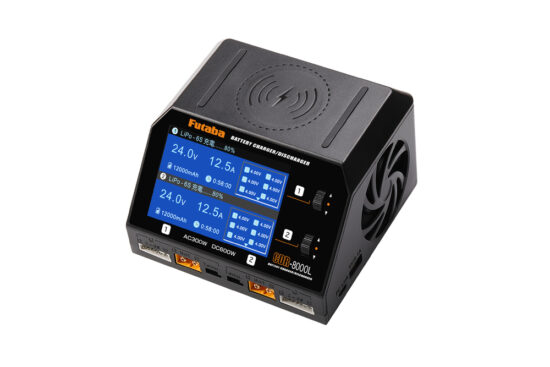 フタバ　CDR-8000L AC/DC入力対応　600W MAX16A デュアル バランス充電器　040658
